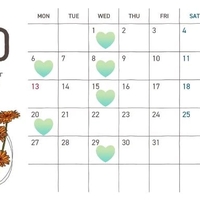 10月の出勤予定