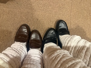 ルーズソックスで♪