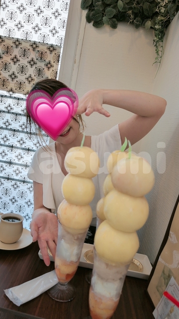 桃パフェ