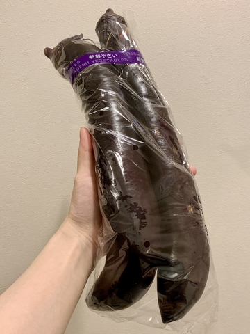 規格外！マンモス茄子