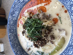 今日のご飯ひやし坦々