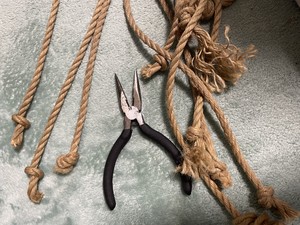 プレイ縄の整理中