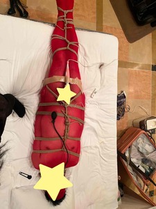 全身ストッキング緊縛