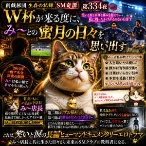 W杯が来る度に、み～との蜜月の日々を思い出す（第３３４夜）