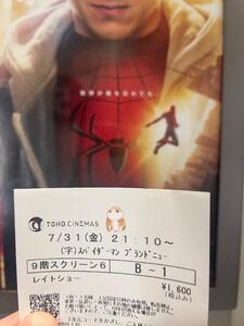 公開初日のレイトショー