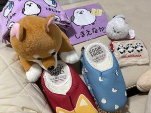 柴犬とシマエナガグッズ嬉しい