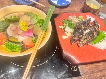 友達と3人で鰹が美味しすぎて発狂してきた!🩷笑