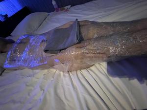 ラップ拘束暖かそう〜