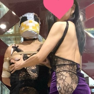 使用済みパンティを頭に被せて後手緊縛で犯す🥰💕✨
