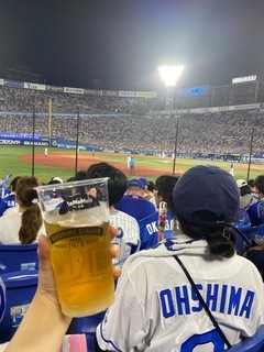 ハマスタ行きたいなぁ( ߹꒳߹ )  野球観戦したいよ〜⚾︎