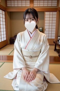 あ…っ、成人式…♡ 振袖の帯きゅっとして 「大人だね