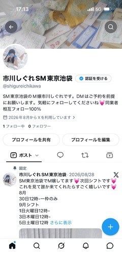 Xやってます