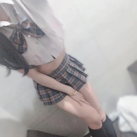 女子高生コスプレで💕
