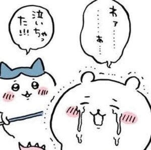 泣いちゃった!