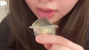 ぺろり。