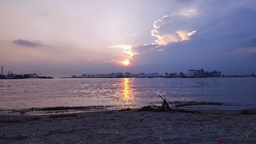 海帰りに出勤するよー！