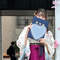 卒業しました(*ˊ˘ˋ*)