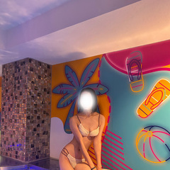 やっと念願のプール