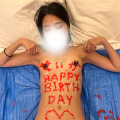 happy birthday蝋燭