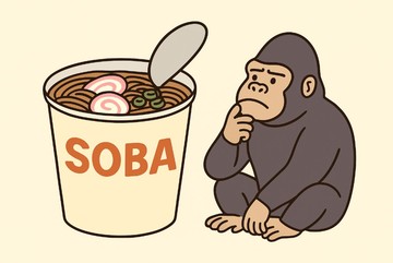 でかいカップ焼きそば vs でかいカップ蕎麦！？