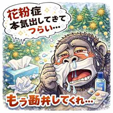花粉症が本気を出してきた