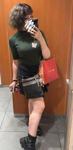 ミニスカデビュー✨️